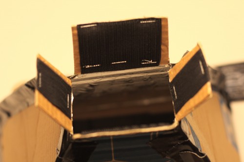 Velcro-modded softbox.