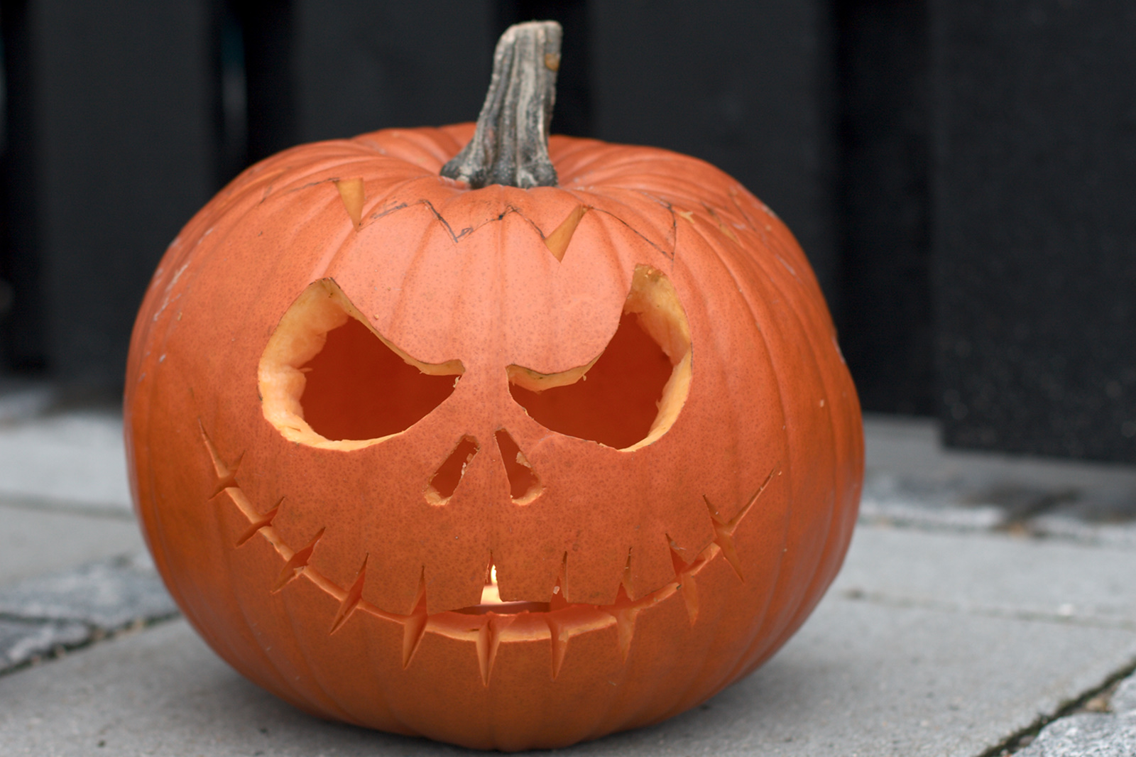 Pumpkin Jack i dagslys