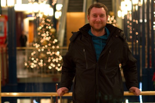 Minneapolis Skyway-0001 Troels i Minneapolis Skyway, med lækker bokeh